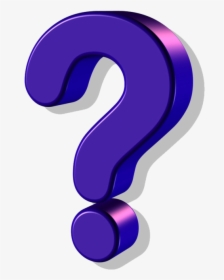 Space Purple Symbol Question Mark Threedimensional - Big Purple Question Mark, HD Png Download, Free Download