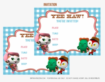 Large Size Of Sheriff Callie Birthday Invitations Free - Sheriff Callie's Wild West Tags, HD Png Download, Free Download