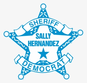Sally Hernandez Constable Sussex County Sheriff Badge-, HD Png Download, Free Download