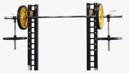 Tendo Barbell Destabiliser With Weights On A Rack By - Tendo Barbell De Stabilizers, HD Png Download, Free Download