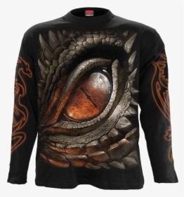 Dragon Eye Long Sleeve T-shirt - Mens Dragon T Shirt, HD Png Download, Free Download