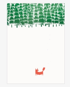 Fox In The Forest 12 Note Card Set - Alone In The Forest Robert Farkas, HD Png Download, Free Download
