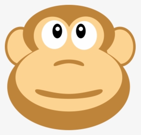 Head,facial Expression,snout - Monkey Head Clipart, HD Png Download, Free Download