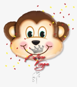 Monkey Head - Cheeky Monkey Balloon, HD Png Download, Free Download