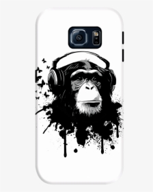 Black And White Monkey Paint, HD Png Download, Free Download