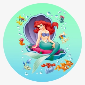 Little Mermaid Ariel Seashell, HD Png Download, Free Download