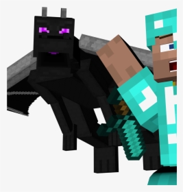 Minecraft Wallpaper Cute Ender Dragon , Png Download - Minecraft Ender Dragon, Transparent Png, Free Download