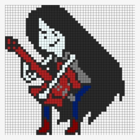 Marceline From Adventure Time Perler Bead Pattern / - Creative Arts, HD Png Download, Free Download