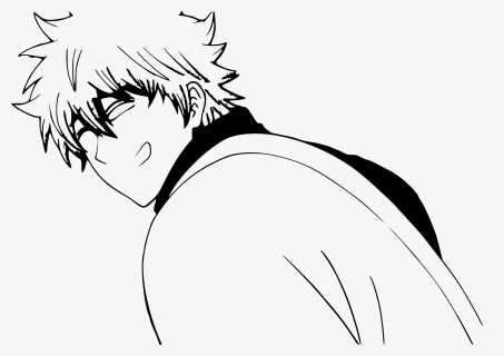 Gintoki Black And White, HD Png Download, Free Download