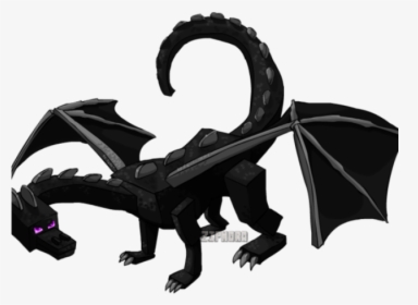 Drawn Minecraft Ender Dragon - Dragon De Minecraft Png, Transparent Png, Free Download