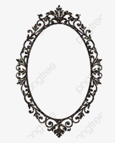 Mirror Frame Classical Png Transparent Background - Victorian Oval Frame Transparent, Png Download, Free Download