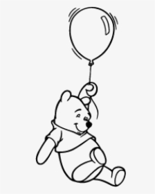 Download Pooh Bear With Balloon Hd Png Download Kindpng