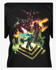 Minecraft Shirt Ender Dragon , Png Download - Minecraft Ender Dragon Shirt, Transparent Png, Free Download