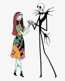 Nightmare Before Christmas Jack And Sally Png, Transparent Png, Free Download