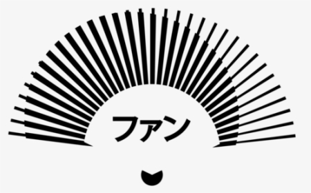Japanese Fan Symbol Modern Japanese Japanese Art Fan - Japanese Modern Symbol, HD Png Download, Free Download