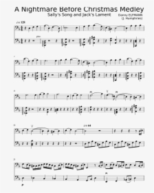 Nightmare Before Christmas Medley "sally"s Song - Sheet Music, HD Png Download, Free Download