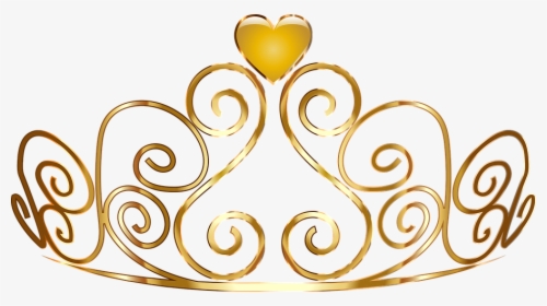 Feel Like A Princess On Your Wedding Days With The - Transparent Background Gold Princess Crown, HD Png Download, Free Download