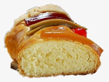#pan #rebanada #rebanadadepan #roscadereyes #bread - Rebanada De Rosca De Reyes, HD Png Download, Free Download