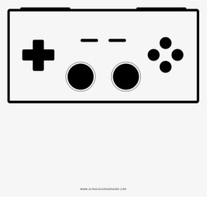 Video Game Controller Coloring Page Clipart , Png Download - Video Game, Transparent Png, Free Download