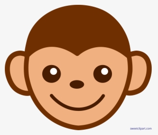 Clip Art Sweet - Monkey Face Clipart, HD Png Download, Free Download
