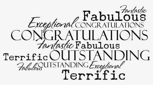 Clip Art Collection Of Free Congratulating - Calligraphy, HD Png Download, Free Download
