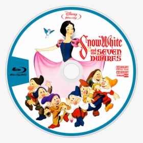 Snow White And The Seven Dwarfs Bluray Disc Image Png - Snow White Blu Ray Disc, Transparent Png, Free Download
