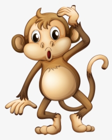 Transparent Cute Monkeys Clipart - Cartoon Monkeys, HD Png Download, Free Download