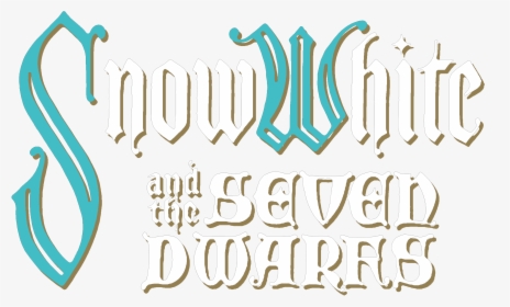 Snow White And The Seven Dwarfs Logo - Snow White And The Seven Dwarfs Title Disney, HD Png Download, Free Download