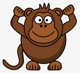 Clip Art At Clker - Monkey Clipart Cartoon, HD Png Download, Free Download