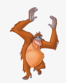 Baboon Silly Monkey Clipart - King Louie Jungle Book Png, Transparent Png, Free Download