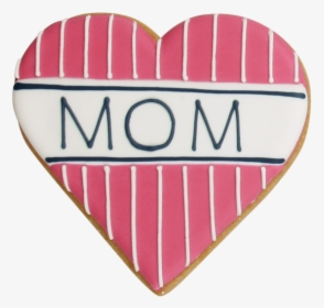 Preppy Mom Heart Cookie Party Favor - Heart, HD Png Download, Free Download