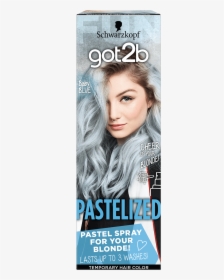 Got2b Color Com Pastelized Baby Blue - Temporary Blond Hair Color, HD Png Download, Free Download