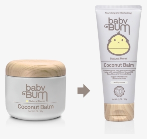 Baby Bum Natural Monoi Coconut Balm - Sun Bum Baby Coconut Balm, HD Png Download, Free Download