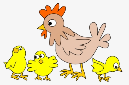 Endearing Baby Farm Animals Clip Art And 1156 Best - Hen And Chicks Cartoon, HD Png Download, Free Download