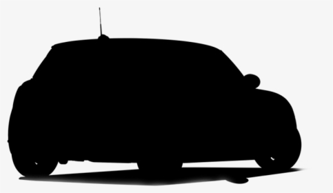 Car Silhouet Png Clipart - Mini Cooper Clubman Silhouette, Transparent Png, Free Download