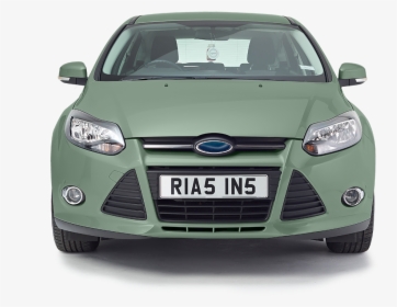 Mint Coloured Car With Rias Personalised Plate - Car Cut Out Front, HD Png Download, Free Download