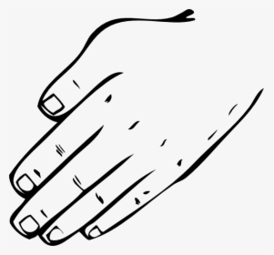 Hand Black And White Hand Clipart - Back Of The Hand Meme, HD Png Download, Free Download