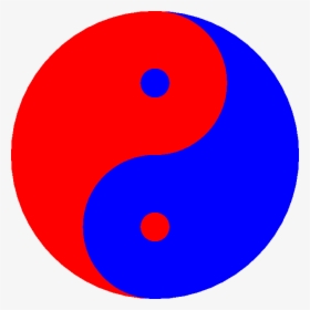 Yinyang Red - Yin Yang Red And Blue, HD Png Download, Free Download