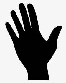 Finger,hand,personal Protective And White,thumb,sign - Silhouette Of Hand Png, Transparent Png, Free Download