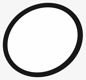 Oval Black Border Png - Balloon Conversation Png, Transparent Png, Free Download