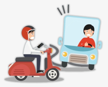 Distract The Driver Cartoon, HD Png Download, Free Download