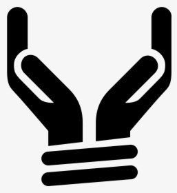 Black And White Hands Png - Two Hands Icon Png, Transparent Png, Free Download