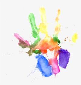 Royalty Free Color - Holi Color Hand Png, Transparent Png, Free Download