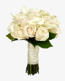 White Roses Png Hd Wallpaper - White Bouquet Of Roses Clipart, Transparent Png, Free Download