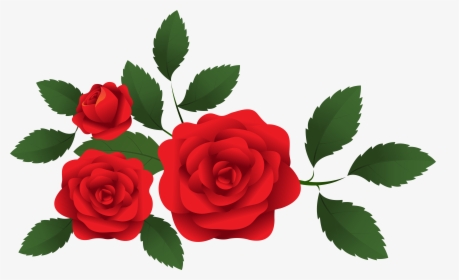 Transparent Beauty And The Beast Rose Clipart - Red Roses Clip Art, HD Png Download, Free Download