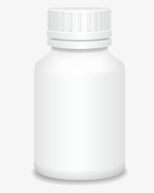 Medicine White Vector Bottle Plastic Png Download Free - Plastic Bottle, Transparent Png, Free Download
