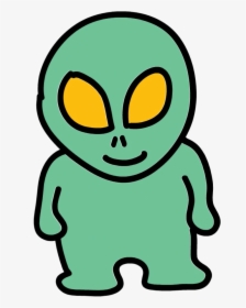 Alien Hand Drawn Color Animation With Transparent Background - Transparent Background Alien Cartoon Png, Png Download, Free Download