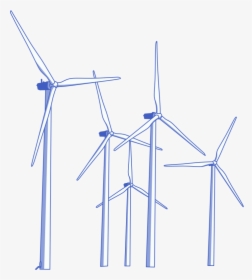 Wind Turbine Free To Use Clip - Wind Farm Clipart, HD Png Download, Free Download