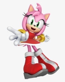 Amy Rose Png - Sonic And Sega All Star Racing Amy Rose, Transparent Png, Free Download