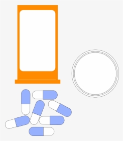 Pill Bottle Clipart Vaccine - Circle, HD Png Download, Free Download